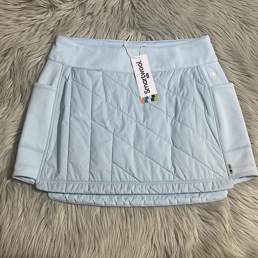 Smartwool Light Blue Quilted Skirt - Picture 2 of 4